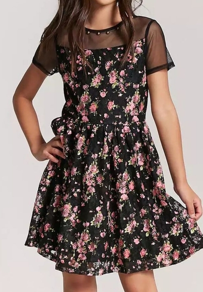 Floral lace dress - Picture 3 of 7